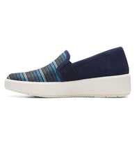 Clarks Women's Layton Petal Sneaker in navy interest - women's sneaker - view 4