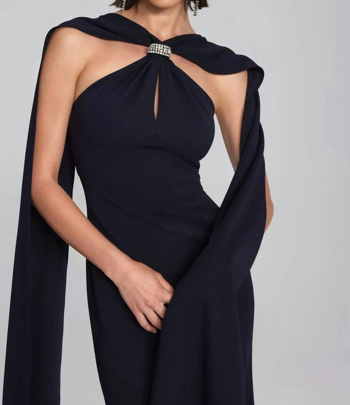 Joseph Ribkoff - Drape Sleeve Long Dress