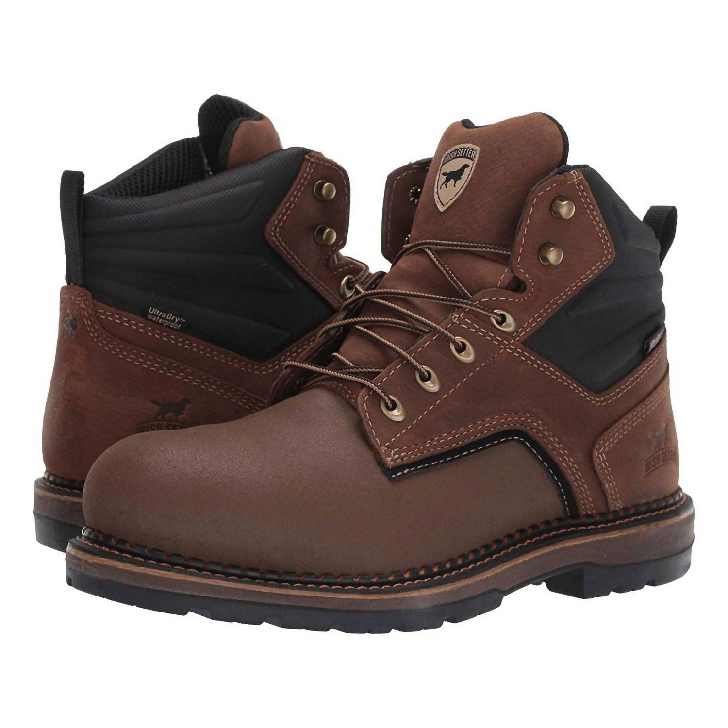 Irish Setter Boots - Men's Ramsey 2.0 6" Alloy Toe Waterproof Work Boots