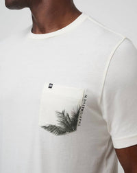 TravisMathew By The Dock Short Sleeve Tee in vanilla ice - men's t-shirt - alternate view