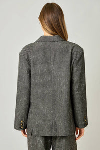 Mystree - Sparklet Pinstripe Blazer