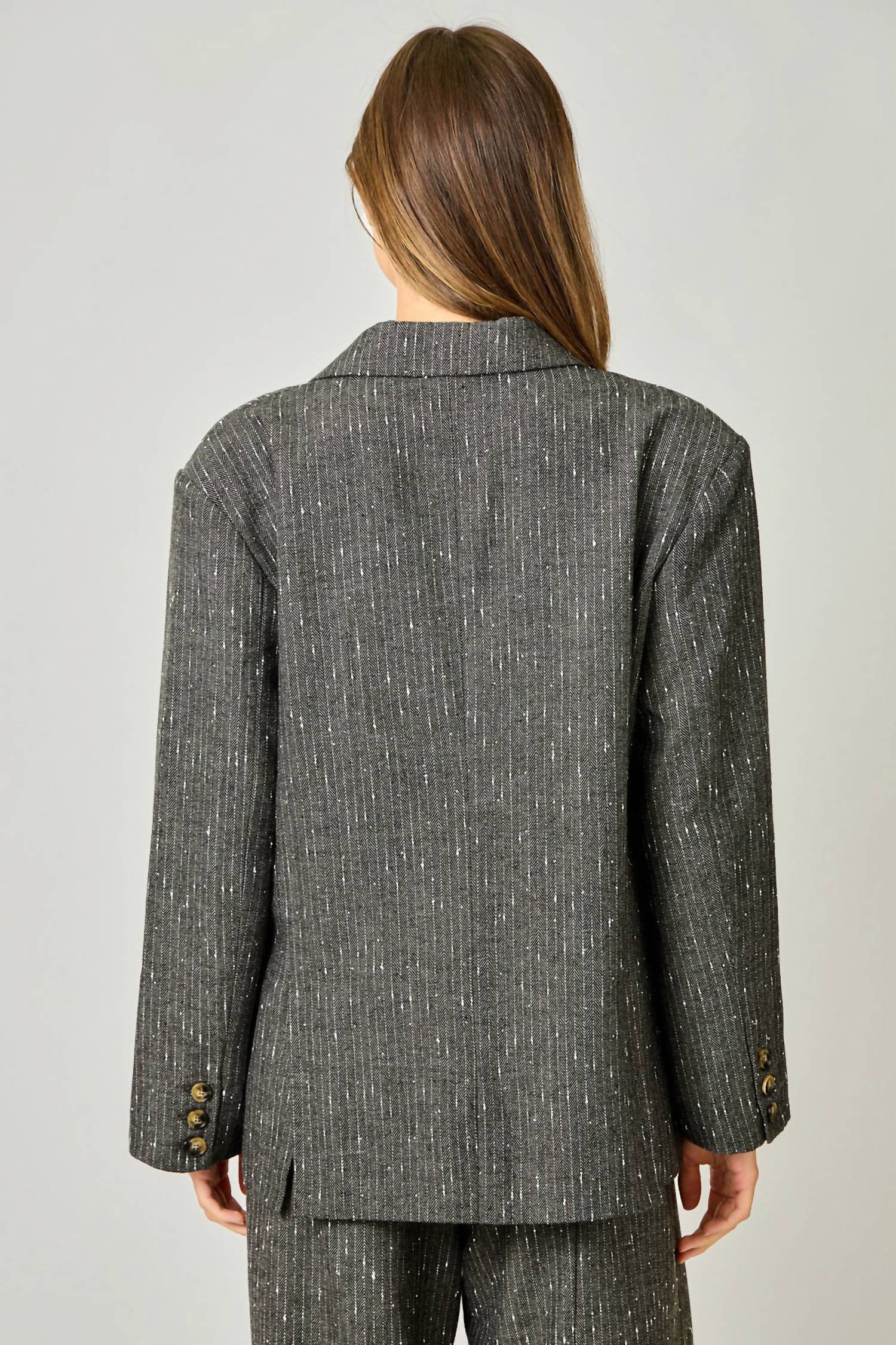 Mystree - Sparklet Pinstripe Blazer