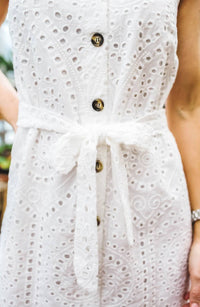 Crochet Button Down Dress