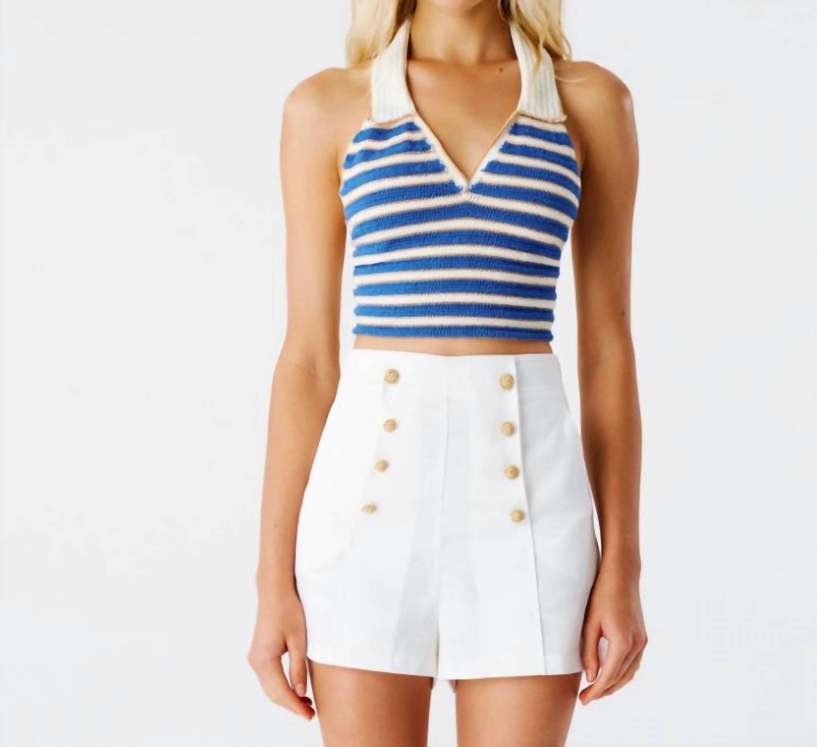 My Beachy Side - Ali Hand Crochet Halter Top