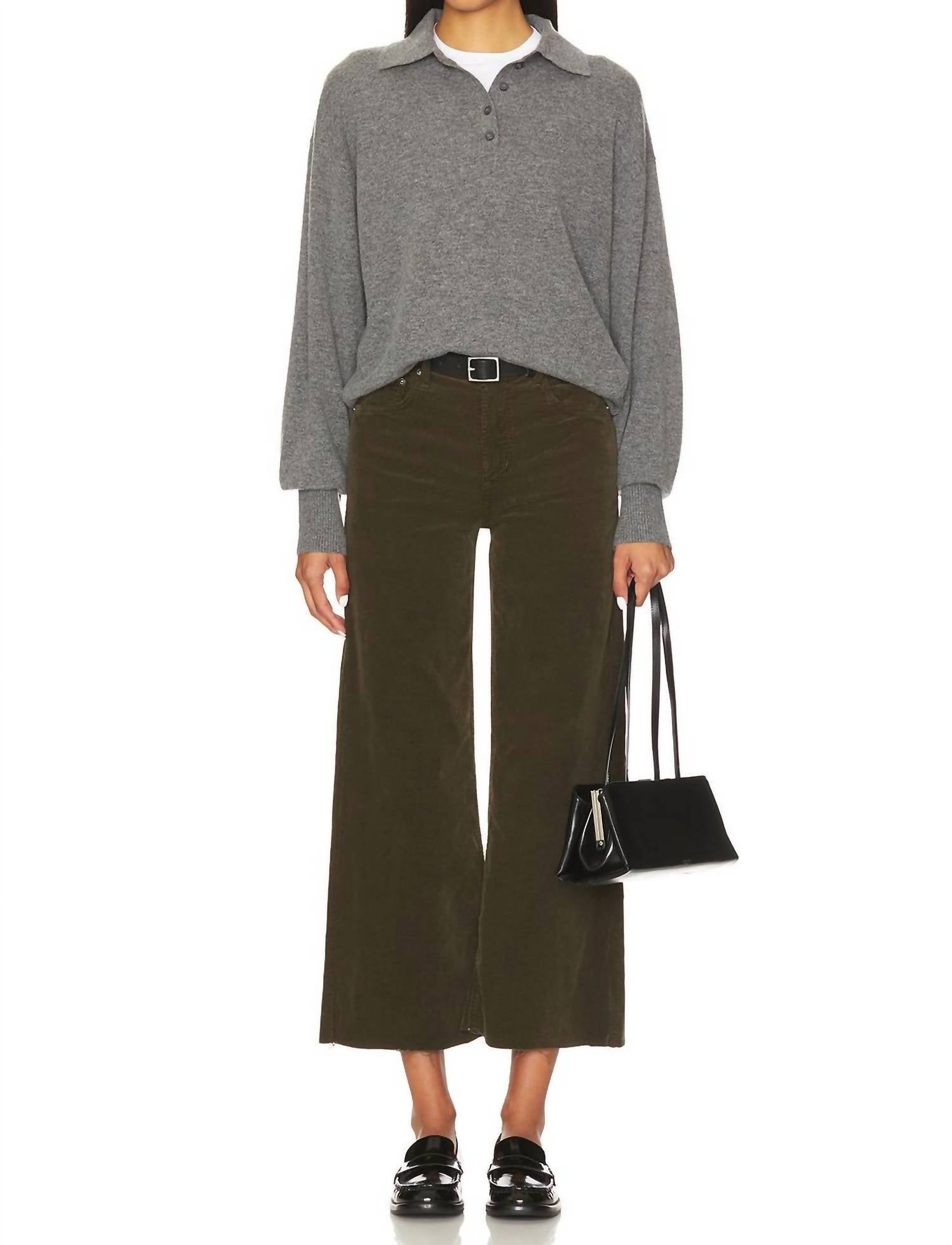 Citizens Of Humanity - Lyra Wide Leg Crop Corduroy Jeans