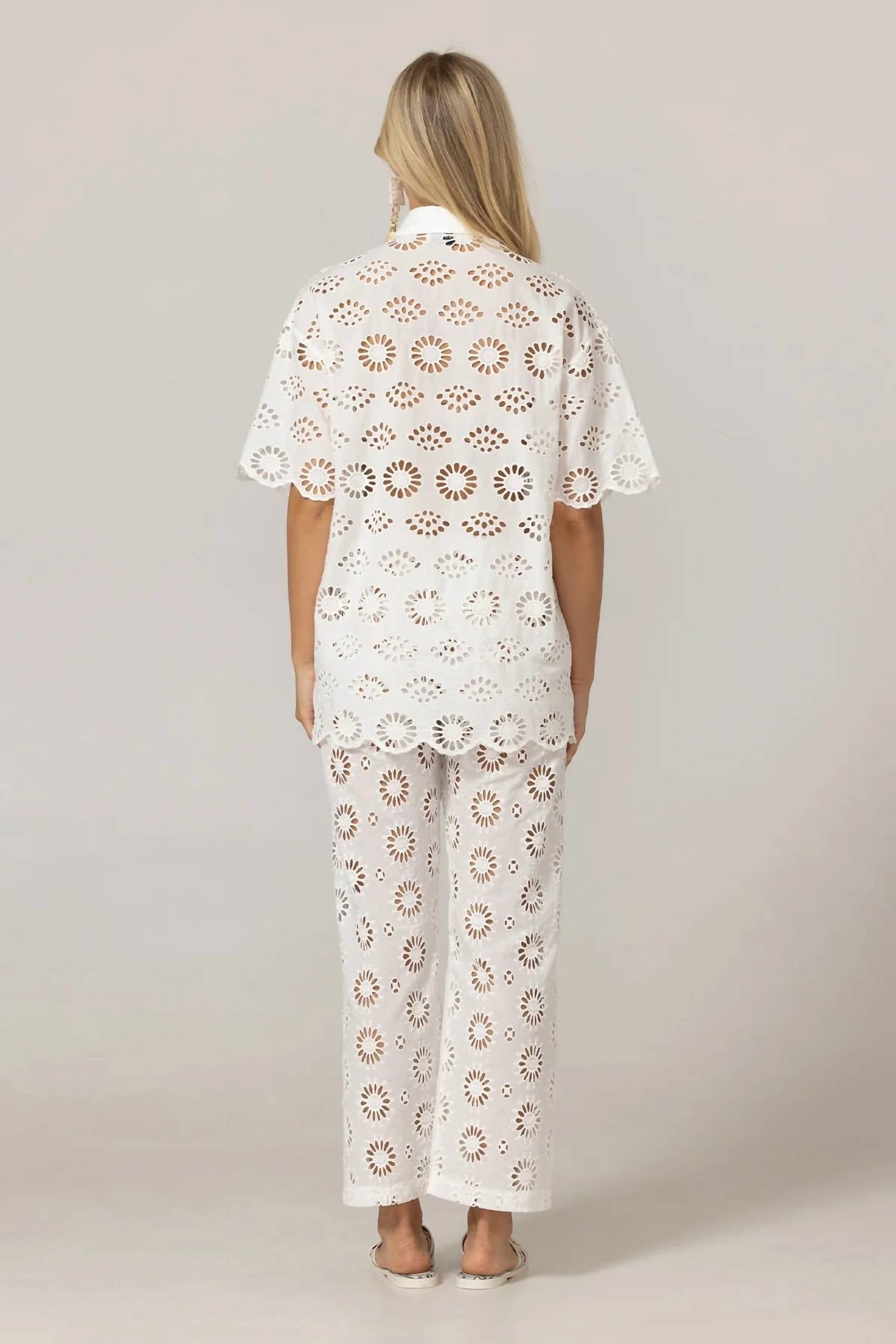 Miss June Paris - Sorbet Eyelet Pants