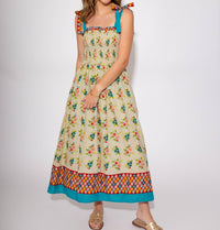 Thml - Women's Blossom Breeze Smocked Midi Dress