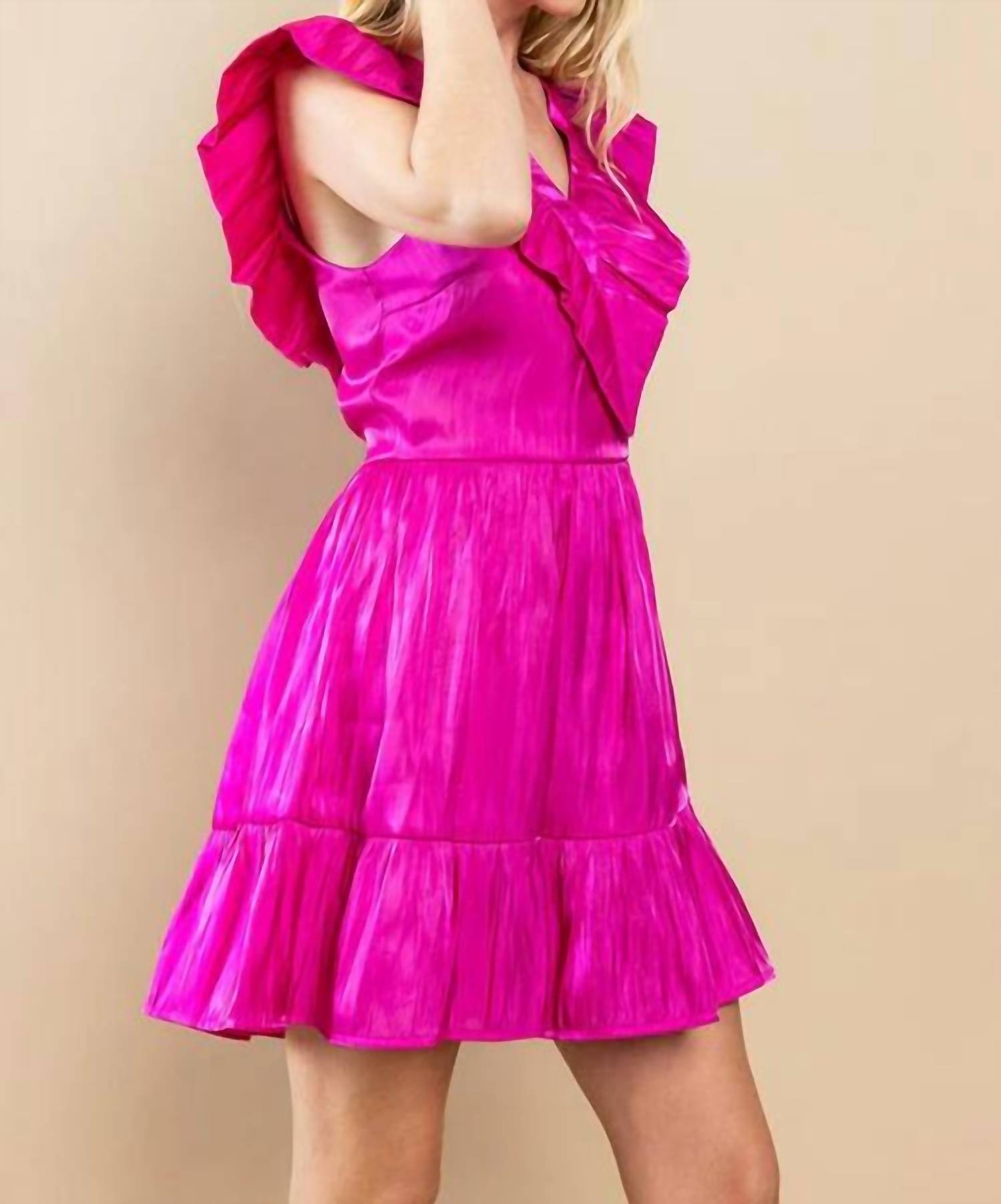 Tcec - Ruffle Mini Dress