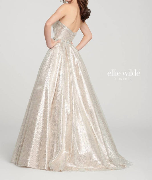 Ellie Wilde - Strapless Ball Gown