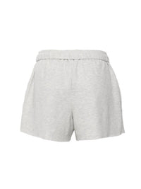 BOYS LIE 1-800 Rhinestone Graphic Basic Short in grey - women's shorts - view 6