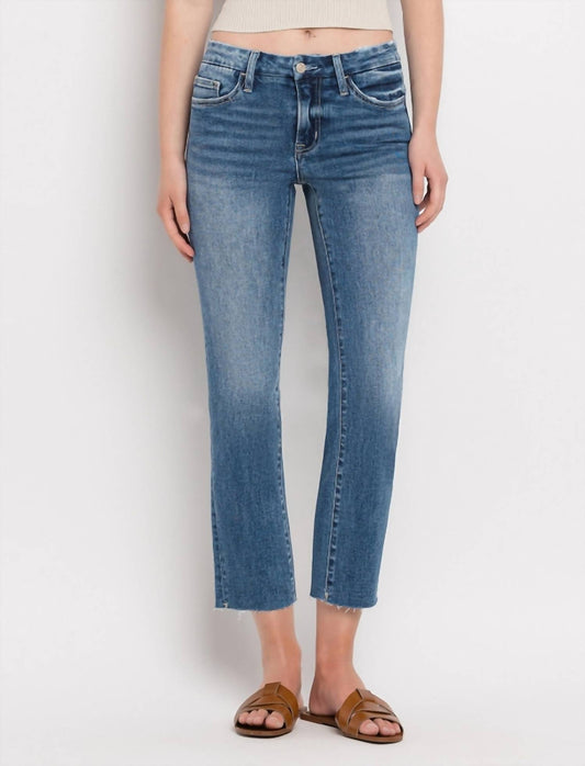 Vervet By Flying Monkey - Cropped You Out Slim Straight Jeans