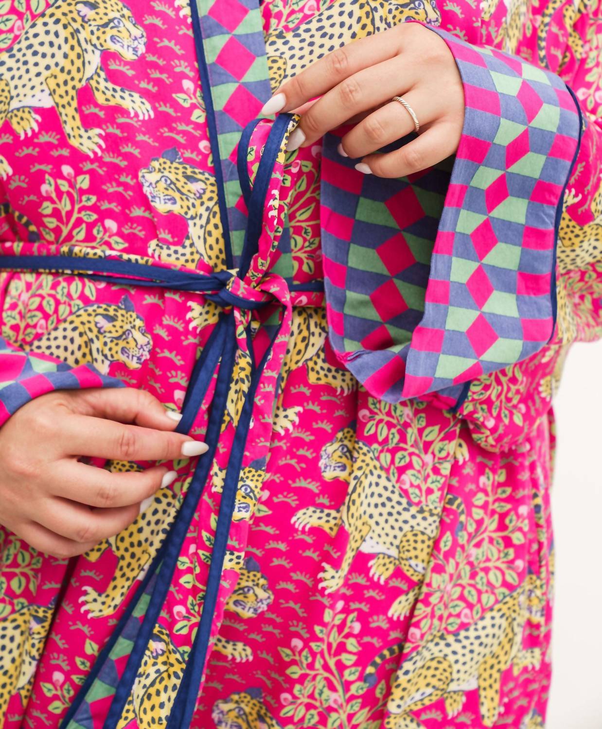 Printfresh - Bagheera Eco Satin Robe - Plus Size