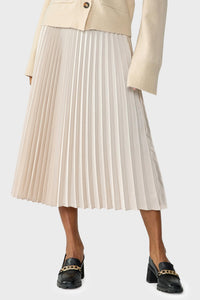 Sanctuary - Women's Everyday Pleated Satin Skirt