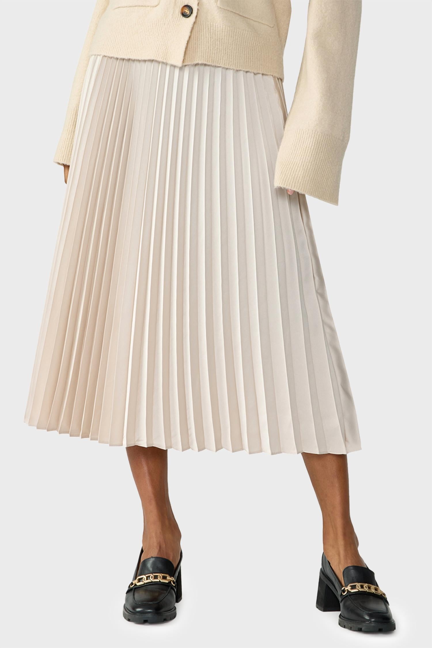 Sanctuary - Women's Everyday Pleated Satin Skirt