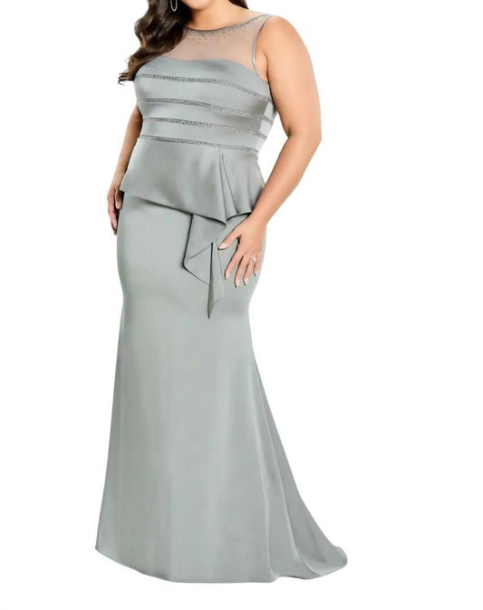 Montage By Mon Cheri - Sleeveless Stretch Crepe Trumpet Gown