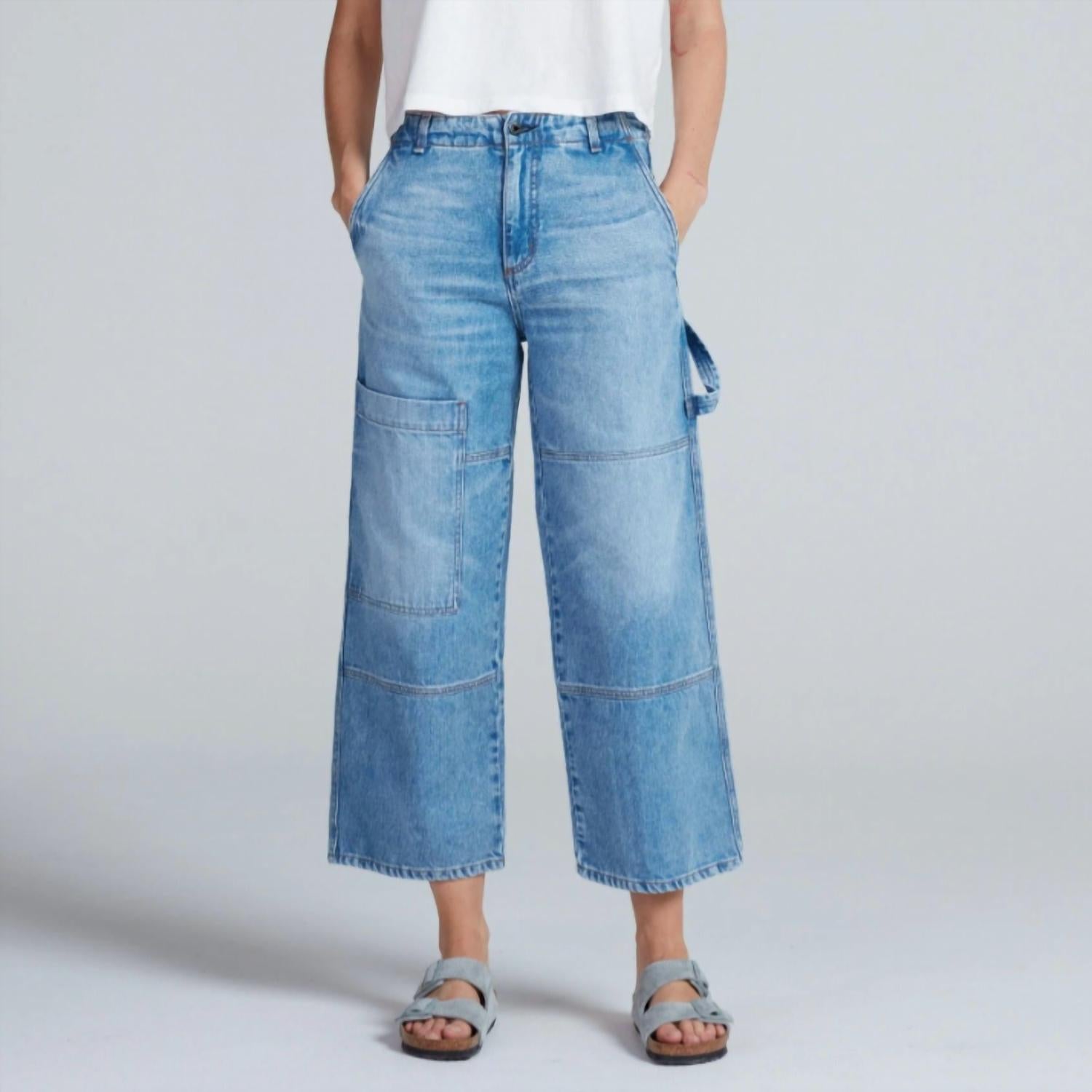 Askk Ny - Cropped Carpenter Workwear Inspired Jean