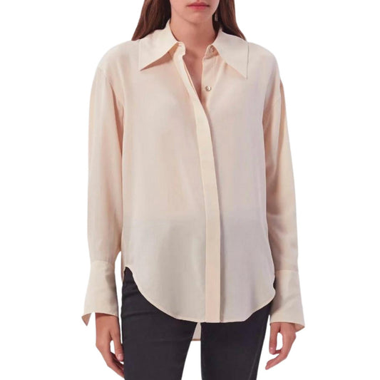 Equipment - MELINELLE SILK BUTTON DOWN SHIRT