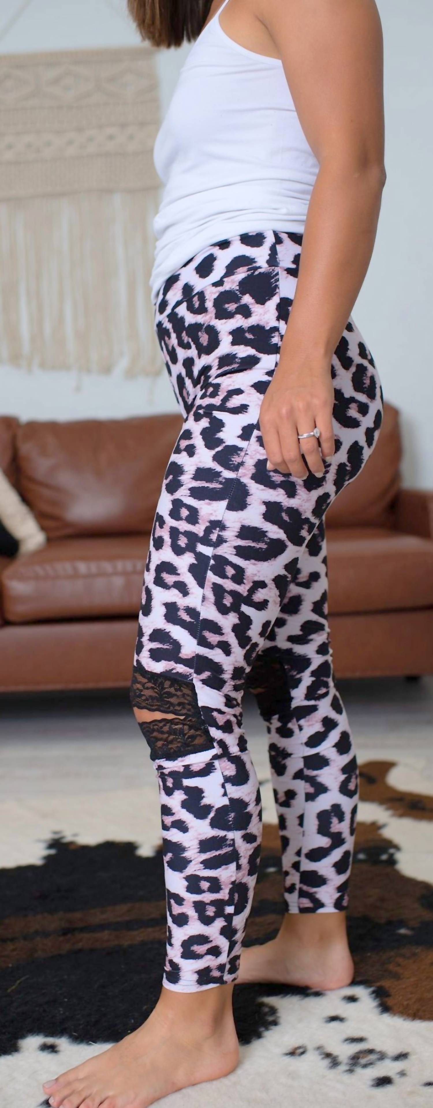 Shirley Stone - Lace Ankle Leggings