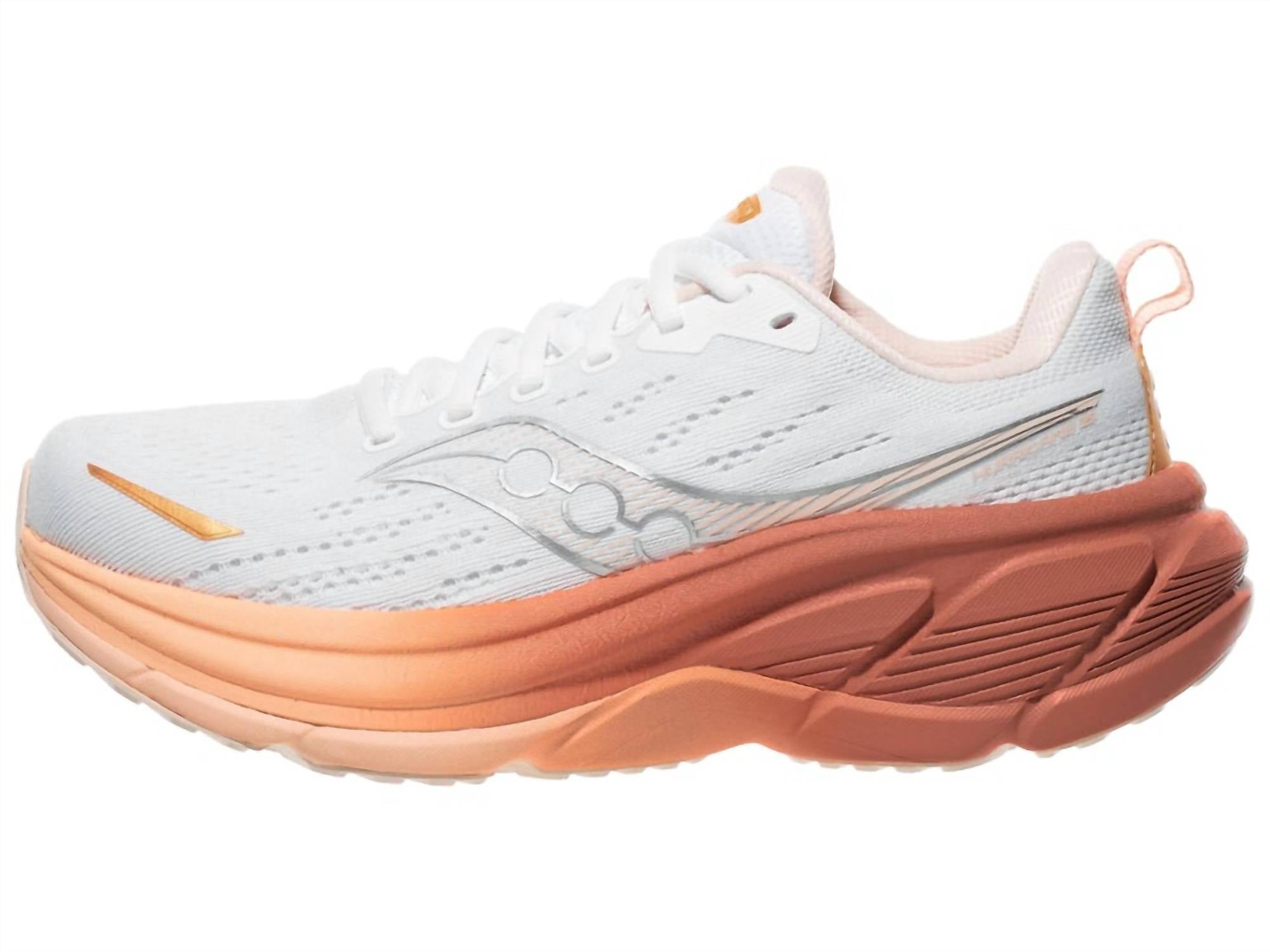 SAUCONY Women's Hurricane 25 Sneaker in white cameo - women's sneaker