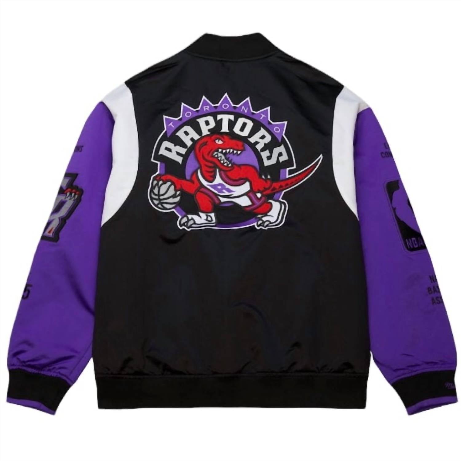 Mitchell & Ness - Toronto Raptors Team Origins Satin Full-snap Jacket