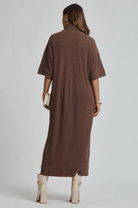 Dear Scarlett - Relaxed Fit Ribbed Maxi Dress
