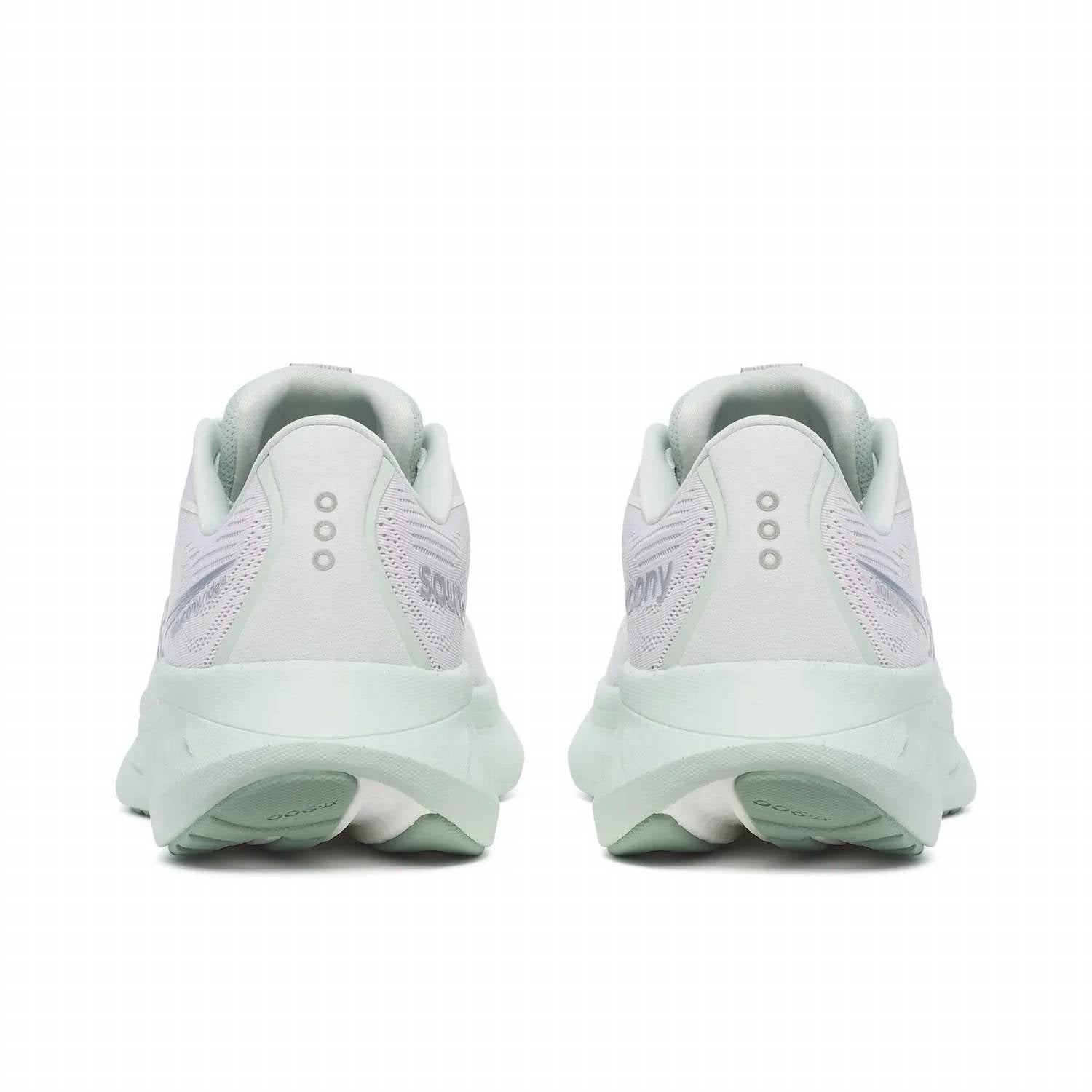 SAUCONY Women's Ride 18 Running Shoes in fog mist 3 - women's shoe - view 4