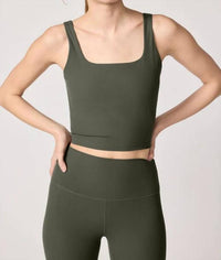 Mpg Sport - Ribbed Longline Crop Tank Top