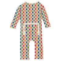 Kickee - Kids' Muffin Ruffle Coverall with Zipper