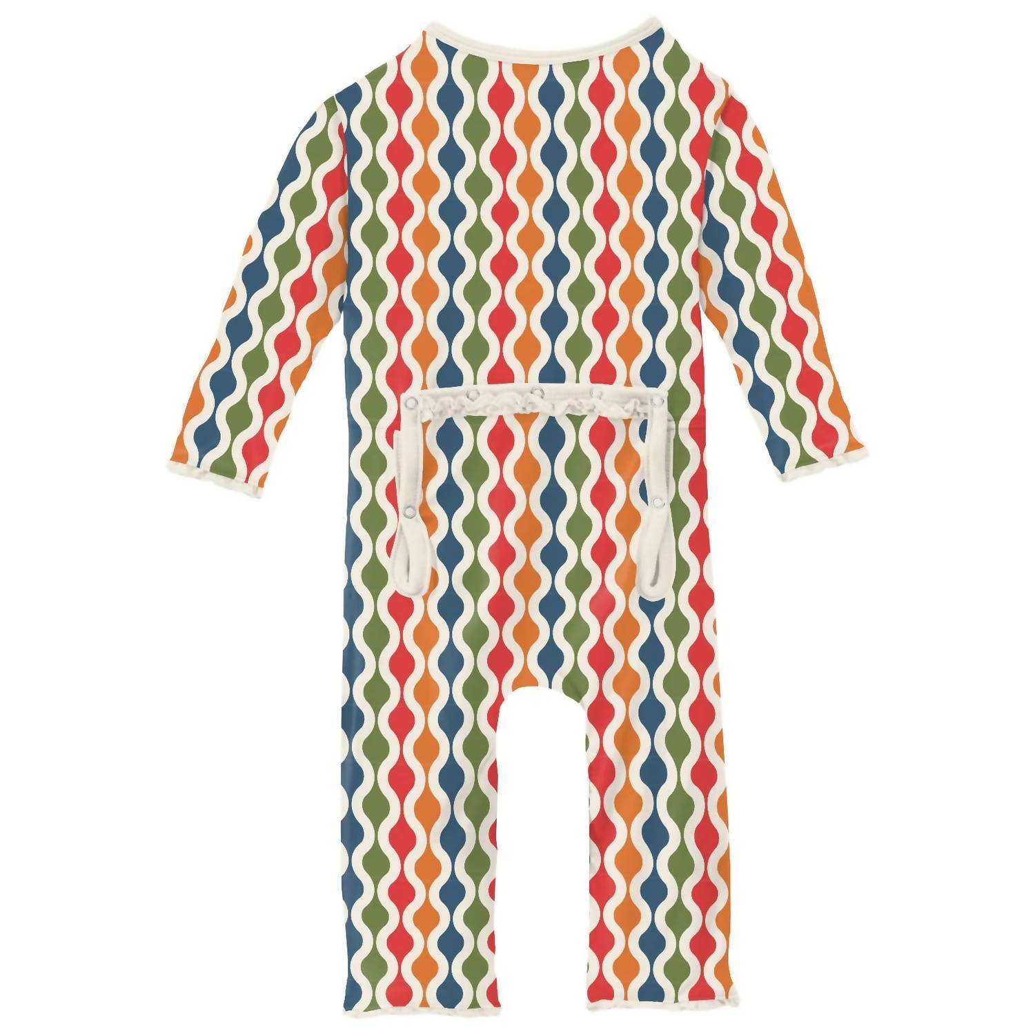 Kickee - Kids' Muffin Ruffle Coverall with Zipper