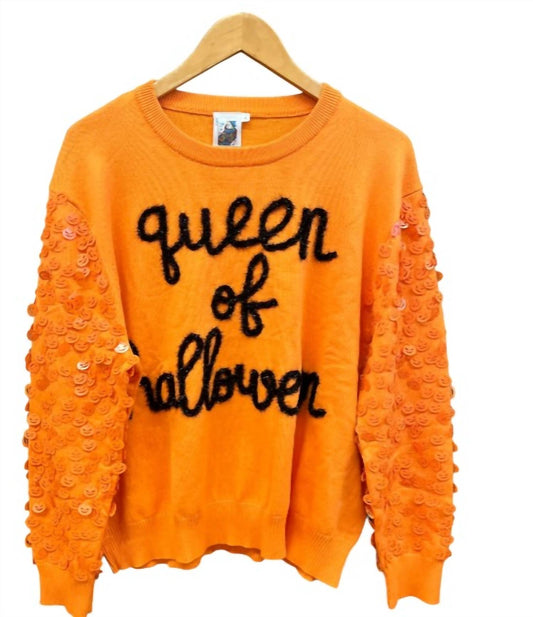 Queen Of Sparkles - Women's Queen of Halloween Sweater