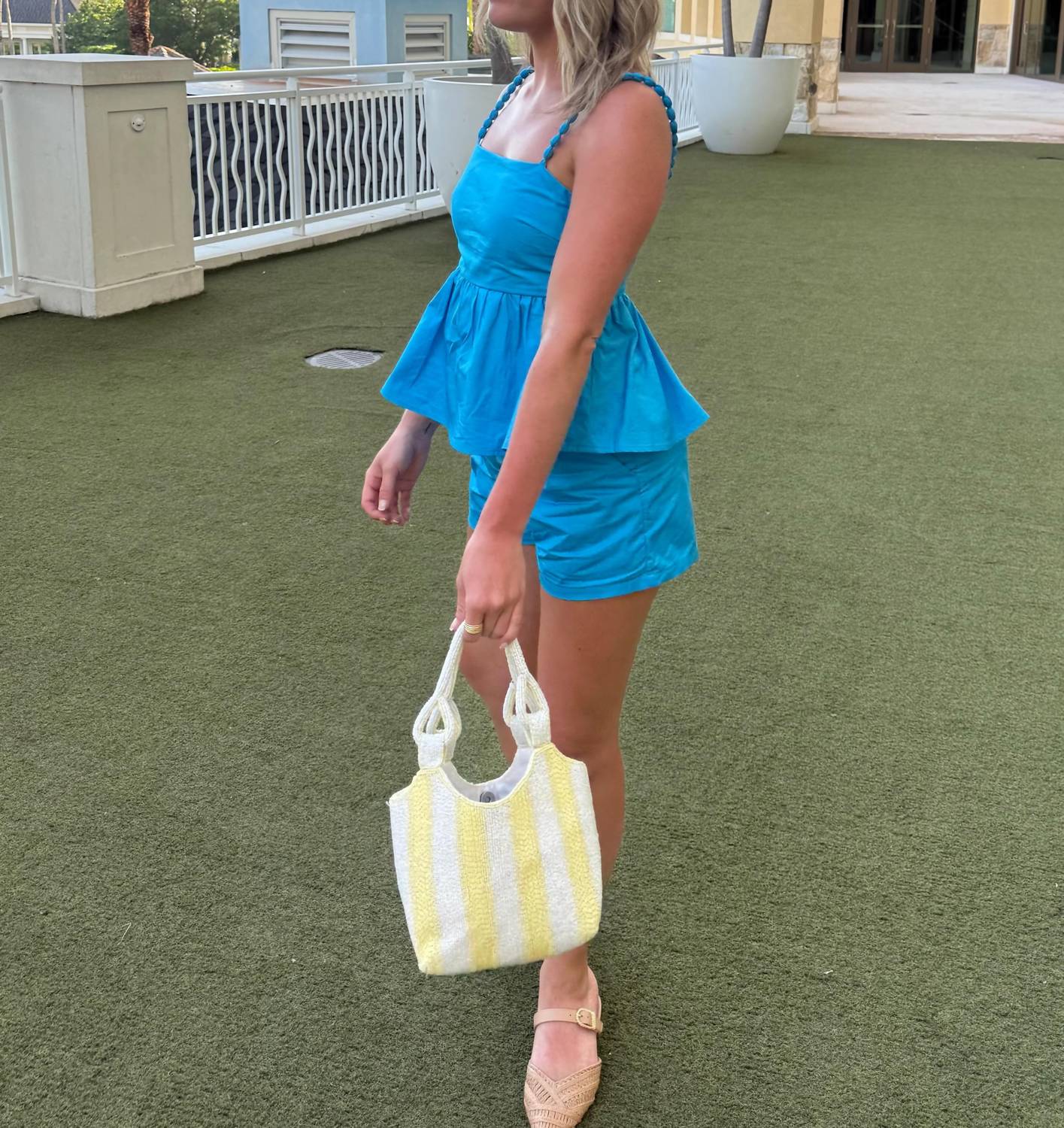 Tcec - Marina Peplum Tank Top