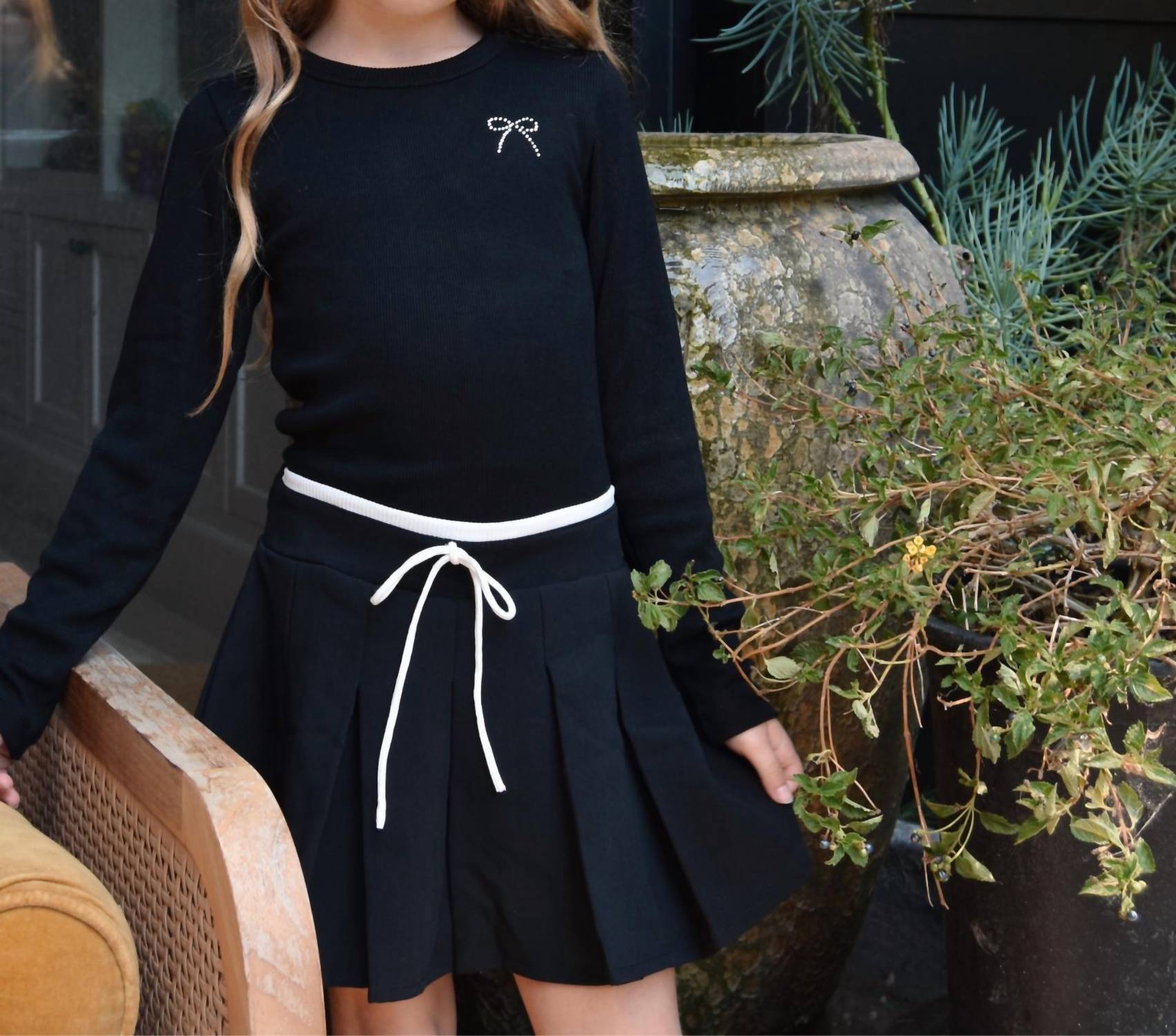 Flowers By Zoe - Girls Frieda Skirt With Bow