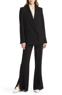 Argent - Madison Viscose Wool Crepe Blazer