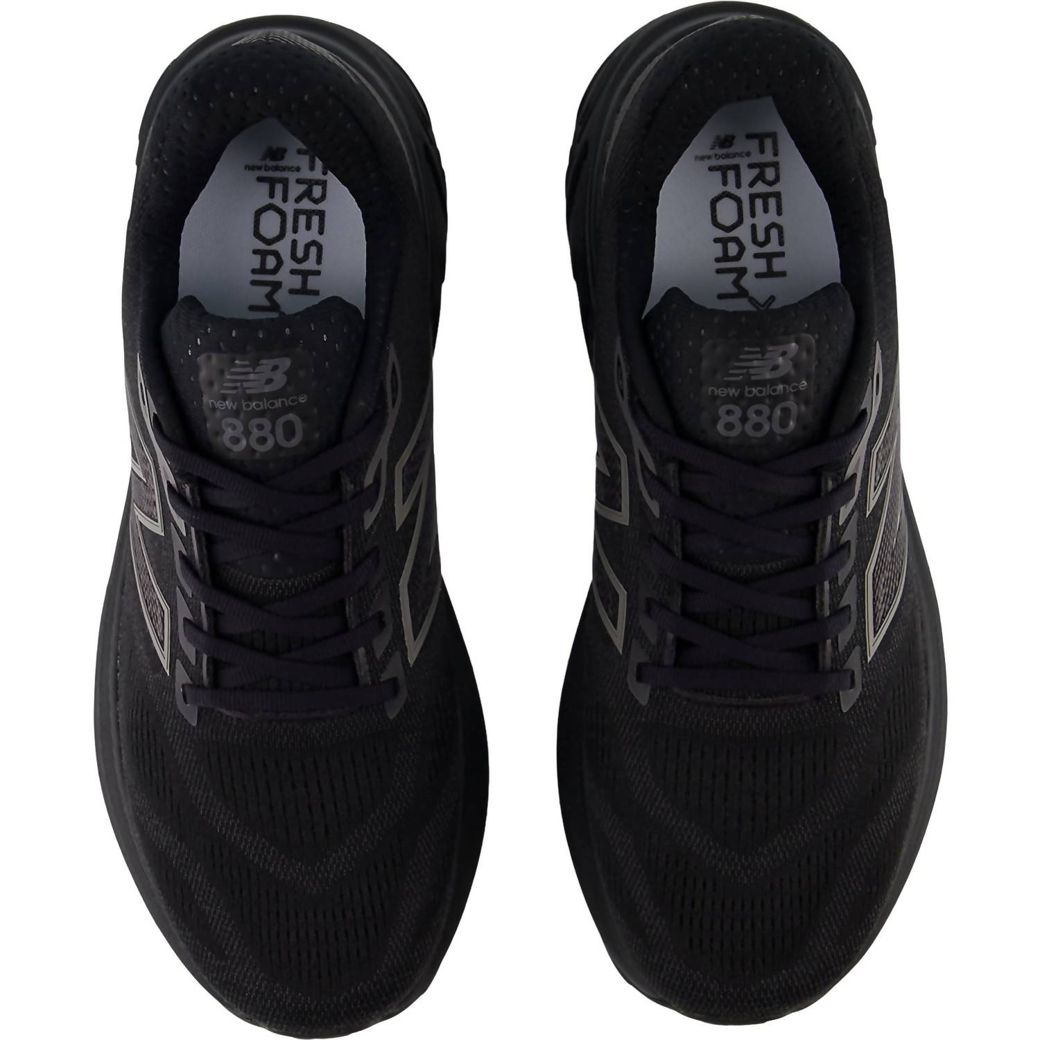 New Balance Men's Athletic Shoes Sneakers in black black black mesh - men's shoe - view 4