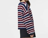 French Connection - Chunky Alpaca Striped Sweater