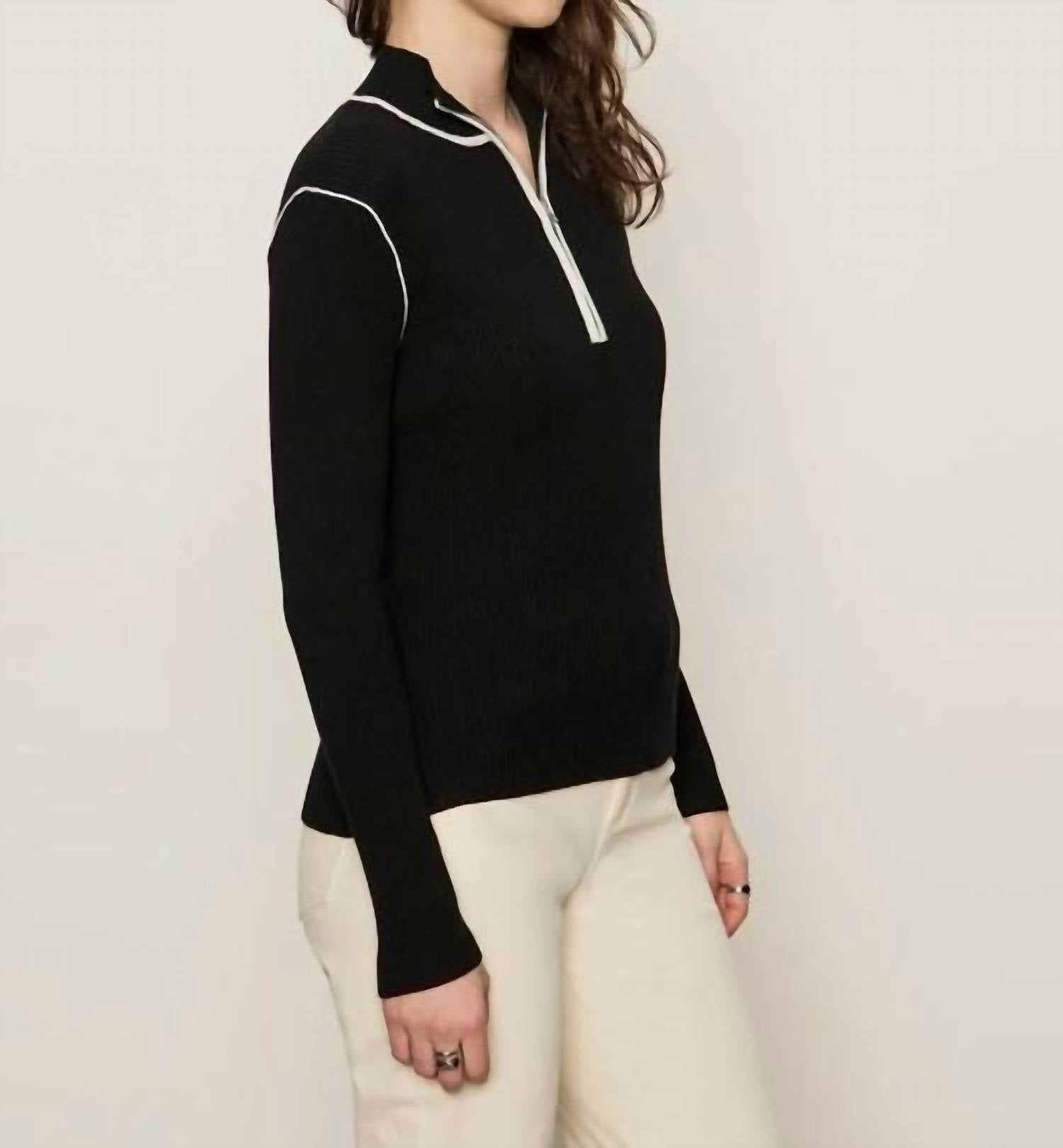 Sanctuary - Sporty Rib Zip Up Top