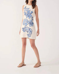 Dress To - Ocean Flower Back Ties Mini Dress
