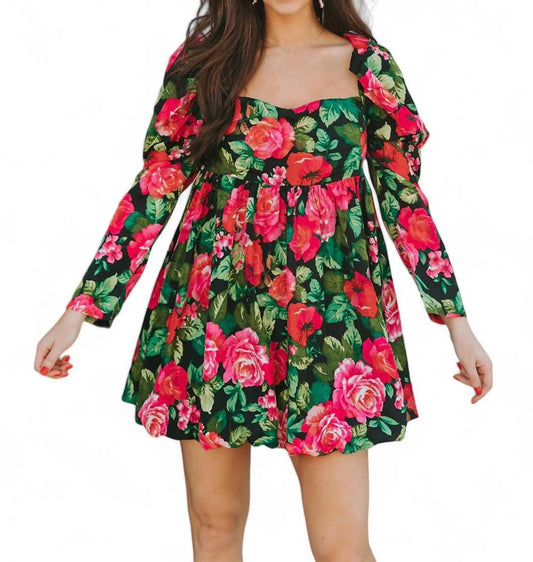 Buddylove - Stassie Puff Sleeve Babydoll Dress