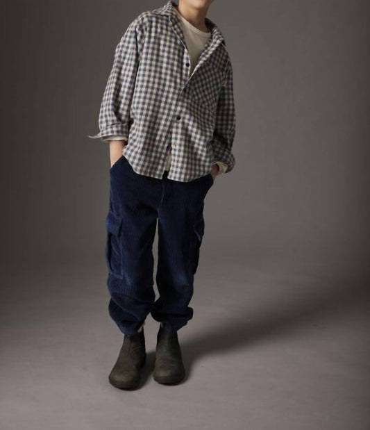 Cozmo - Kid's Gingham Flannel Shirt