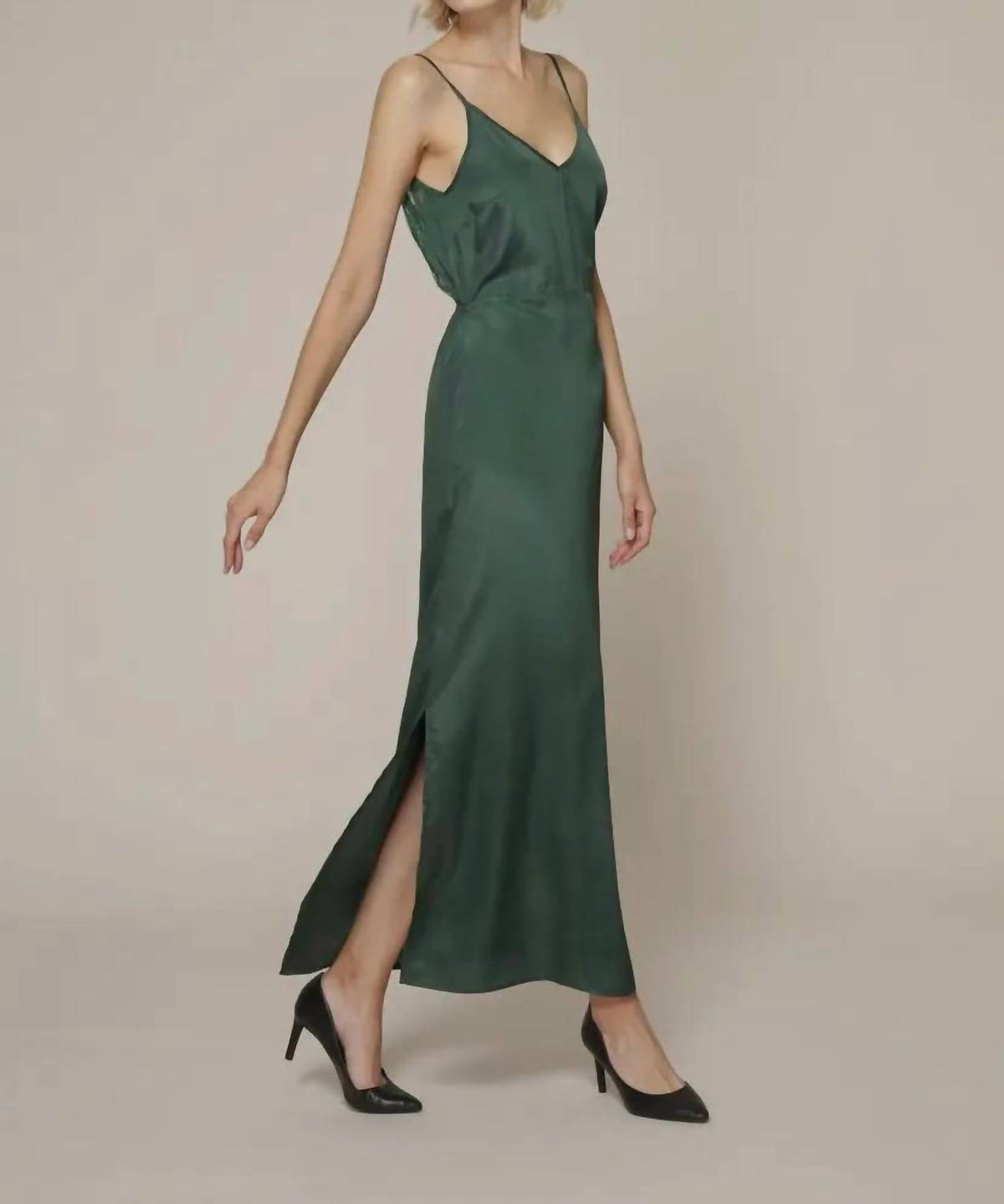 Amylynn - Faye Lace Edged Camisole Midi Dress