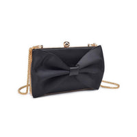 Urban Expressions Women's Belle Bow Evening Bag in black - women's bag - detail view