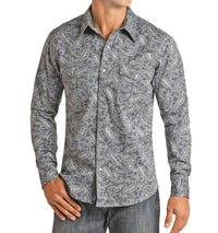 Panhandle - Men's Flame Resistant Paisley Long Sleeve Shirt