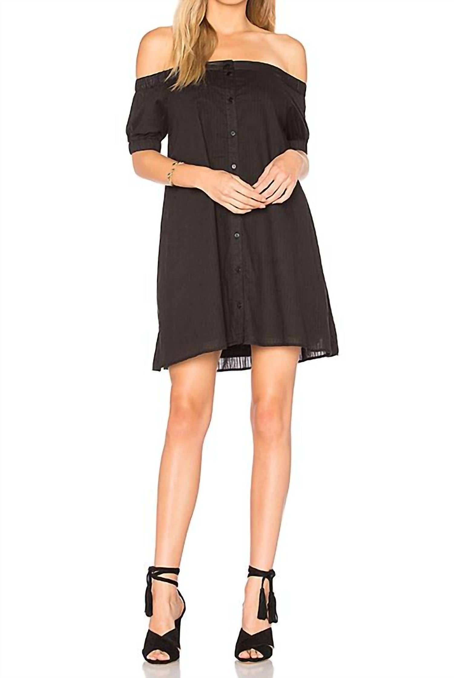 Sun Valley Off Shoulder Mini Dress