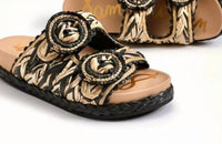 Sam Edelman - Women's Reina Braided Raffia Sandal