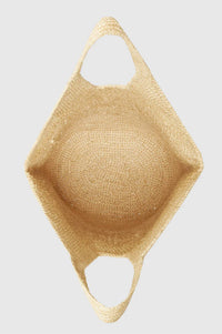 Anine Bing - Women's Leah Logo Hobo Raphia Bag