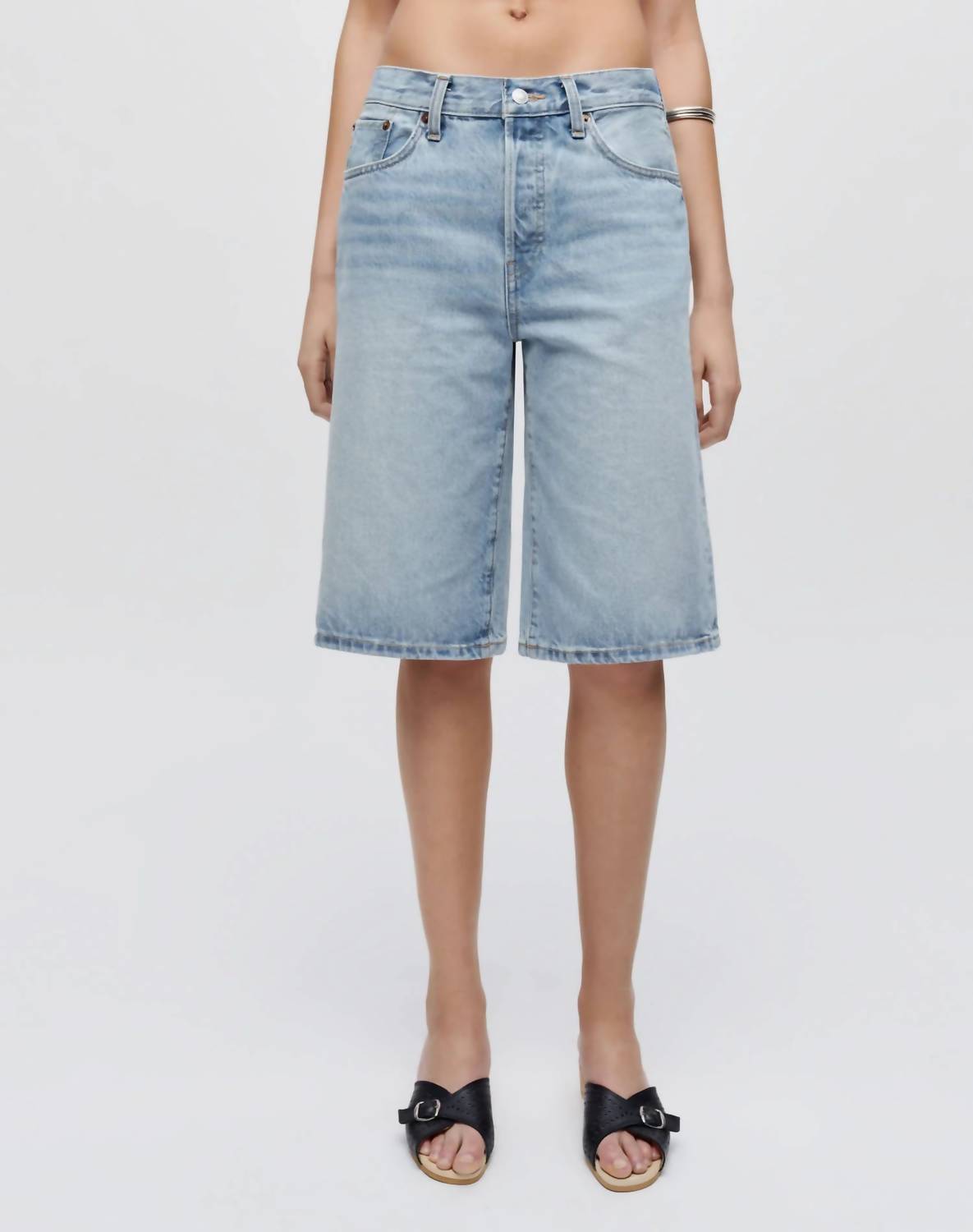 Re/Done - Skater Jean Shorts