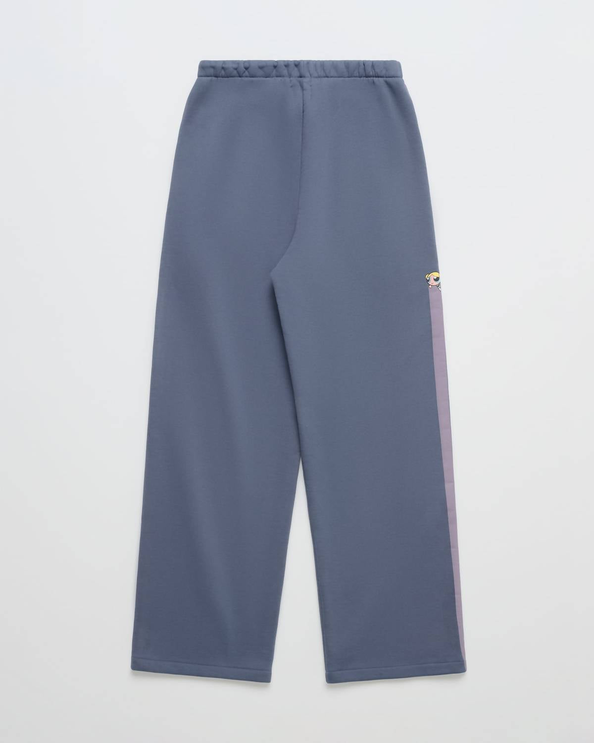 Madhappy Women's Powerpuff Girls Straight Leg Sweatpant in tide - women's pants - detail view