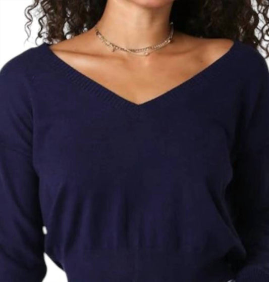 Olivaceous - Loren V Neck Sweater