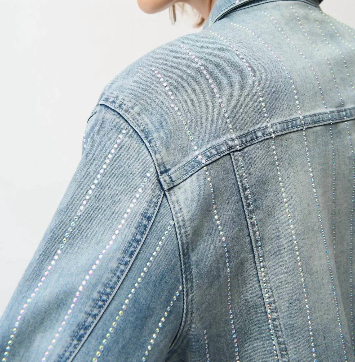 Joseph Ribkoff - Embellished Long Sleeves Jacket