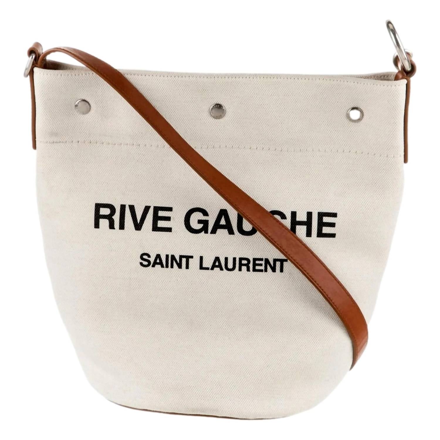 Saint Laurent - Women's Rive Gauche Leather Bucket Bag